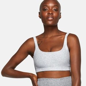 Double-Time Bra in “Dove”